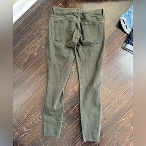 Green DL1961 denim skinny